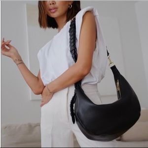 Jules Kae Zola Black Leather Vegan Bag